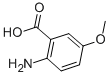 2-氨基-5-甲氧基苯甲酸(图1)