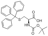 N-叔丁氧羰基-S-三苯甲基-L-半胱氨酸(图1)